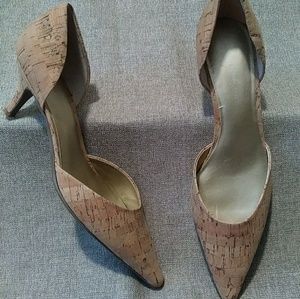 Bandolino Cork heels! Barely worn.